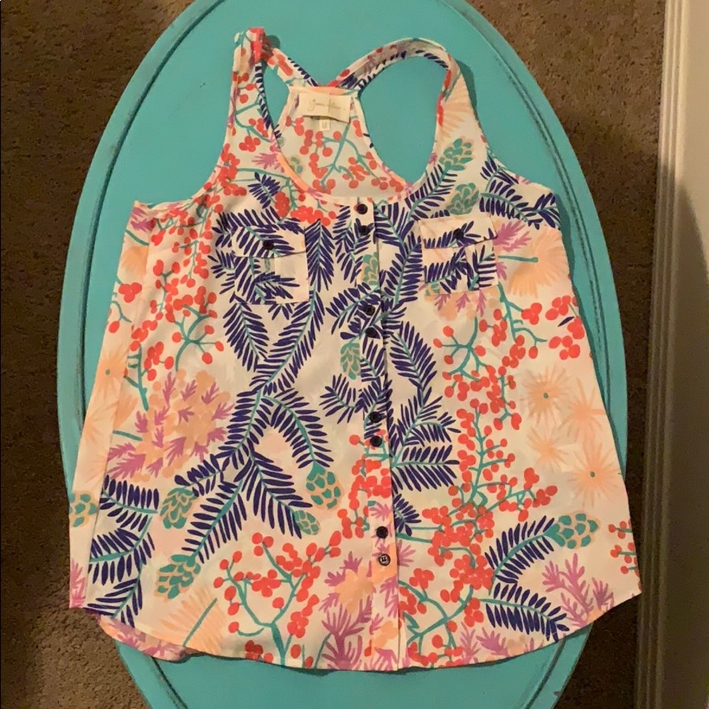 Yumi Kim floral tank